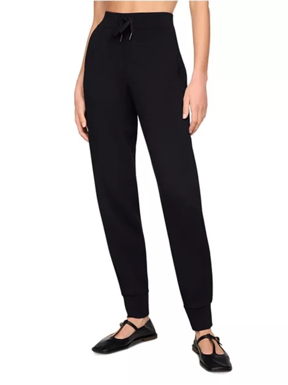 Spanx AirEssentials Slim Cuff Jogger Pants Black Loungewear Size 1X